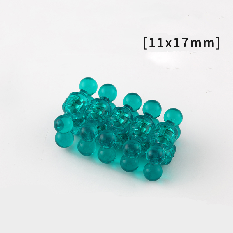 11x17mm Magnet Pushpin Office Pushpin Strong Neodymium Magnet Cone Magnet Super Magne t Refrigerator Sticker Magnetic Pushpin: Orange