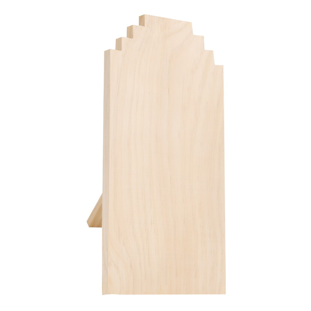 Wooden Display Stands Necklace Holder Unfinished Unpainted Jewelry Organizer Jewelry shop necklace display stand