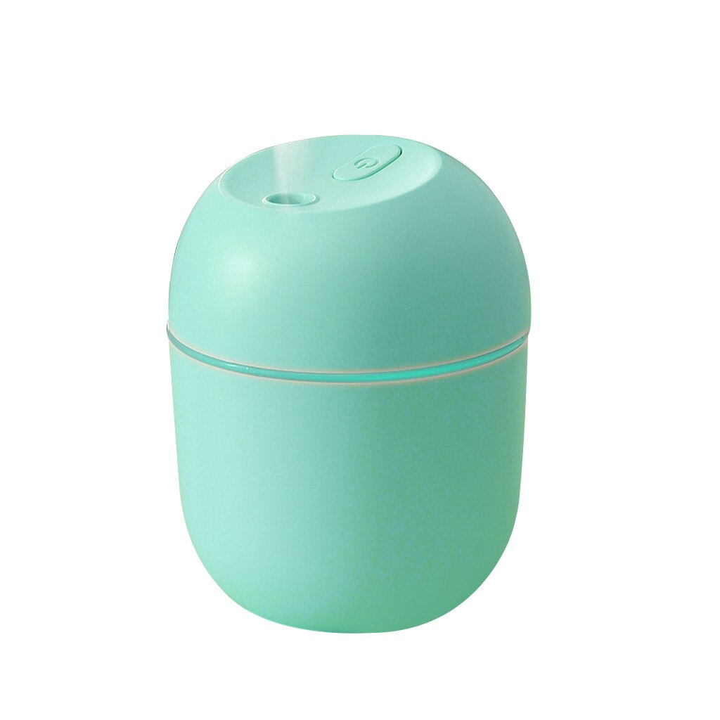 L40 Ultrasonic Mini Air Humidifier 200ML USB Fogger Mist Maker with LED Night Lamp Aroma Essential Oil Diffuser for Home Car: Green