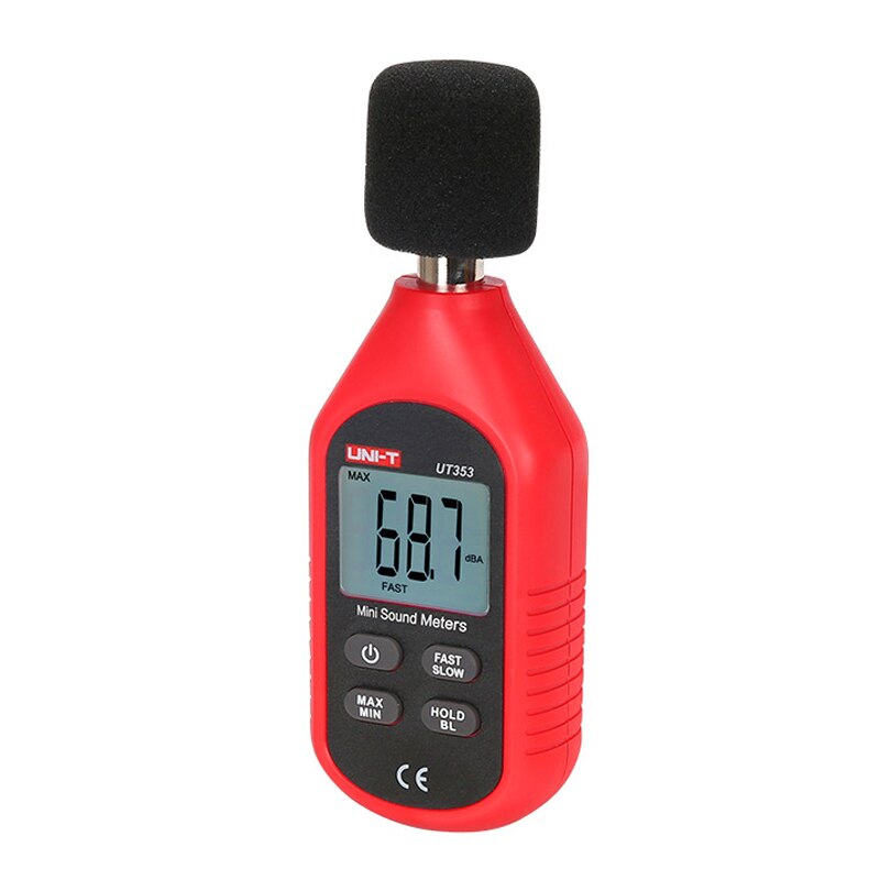 Mini Digital Sound Level Meter 30-130dB Decibel di Rumore Monitoraggio Tester Strumento di Misura SDF-SHIP