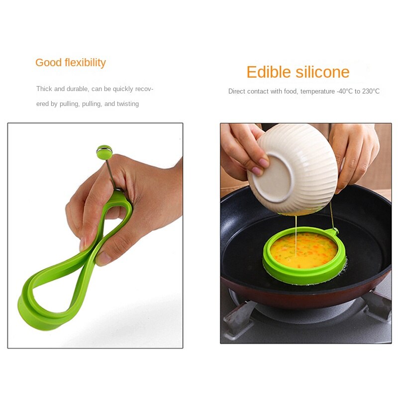 3 Piece Pancakes Mold Egg Cooker Dispenser Cooking Accessories and Tools Different Kitchen Utensils Gadgets for Home Supplies