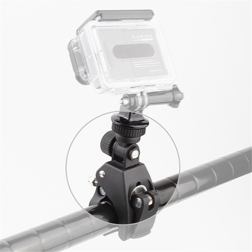 Stuur Camera Zadelpenklem Bar Mount Clip + Adapter Voor Gopro Hero 8/7/6/5/4/3/3 + 2/1