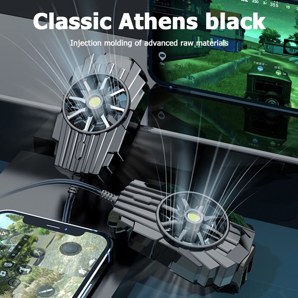 Universal Mobile Phone USB Game Cooler System Cooling Fan Gamepad Holder Stand Radiator For iPhone/Android phone