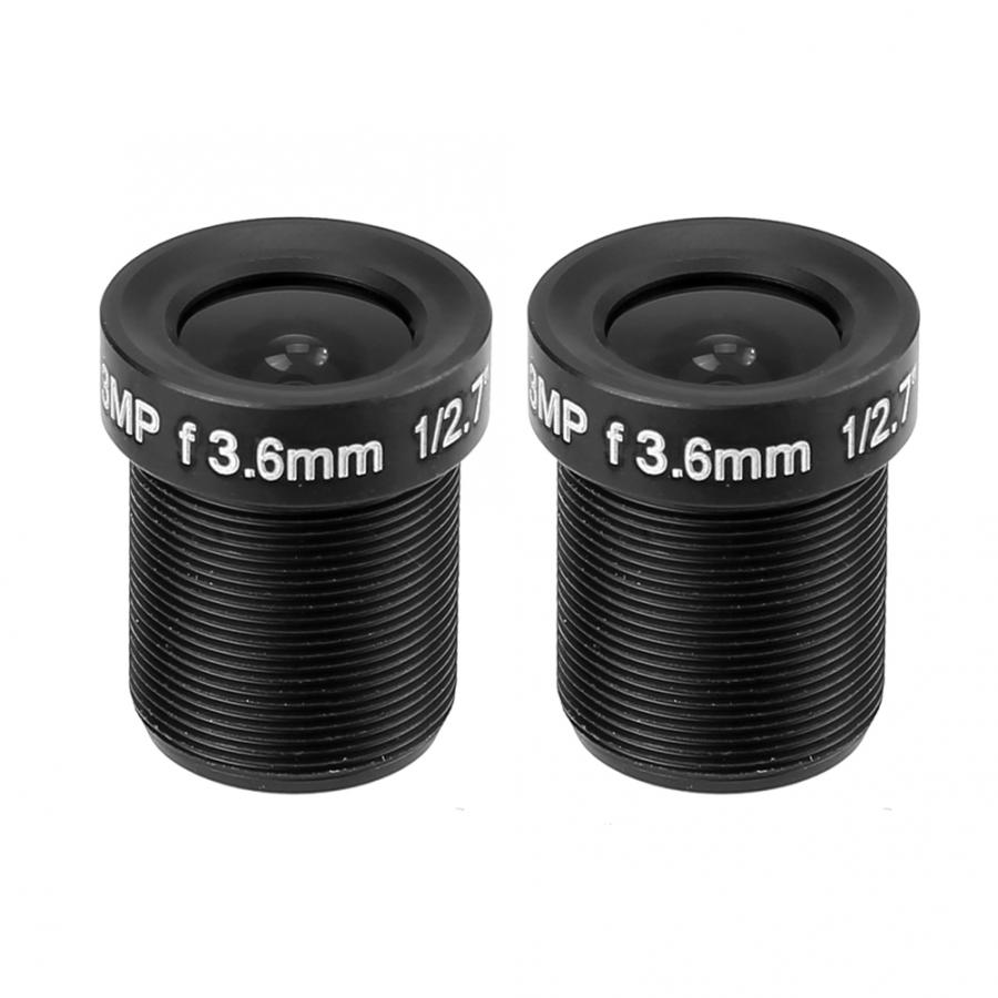 2pcs Security Lens Wide Angle CCTV 3.6mm 1080P HD Pixel Accessory for Camera CCTV Lens