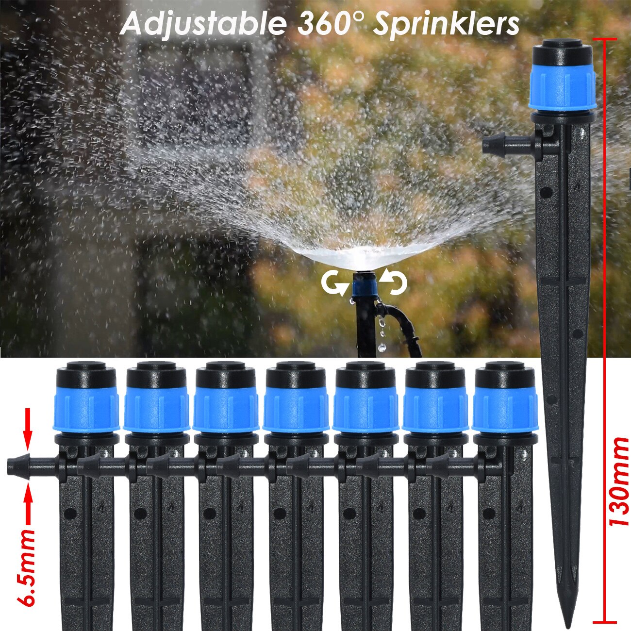 KESLA Garden Micro Drip Irrgation Watering Kits Timer Controller Automatic Misting Cooling Sprinkler System Flowers Greenhouse