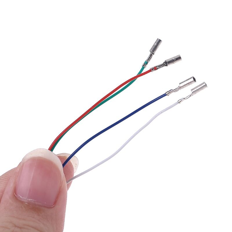 3/4 stk. phonokabel til universalpatronkabler fører til kabelhovedledninger til tilbehør til pladespiller phono-hovedskal