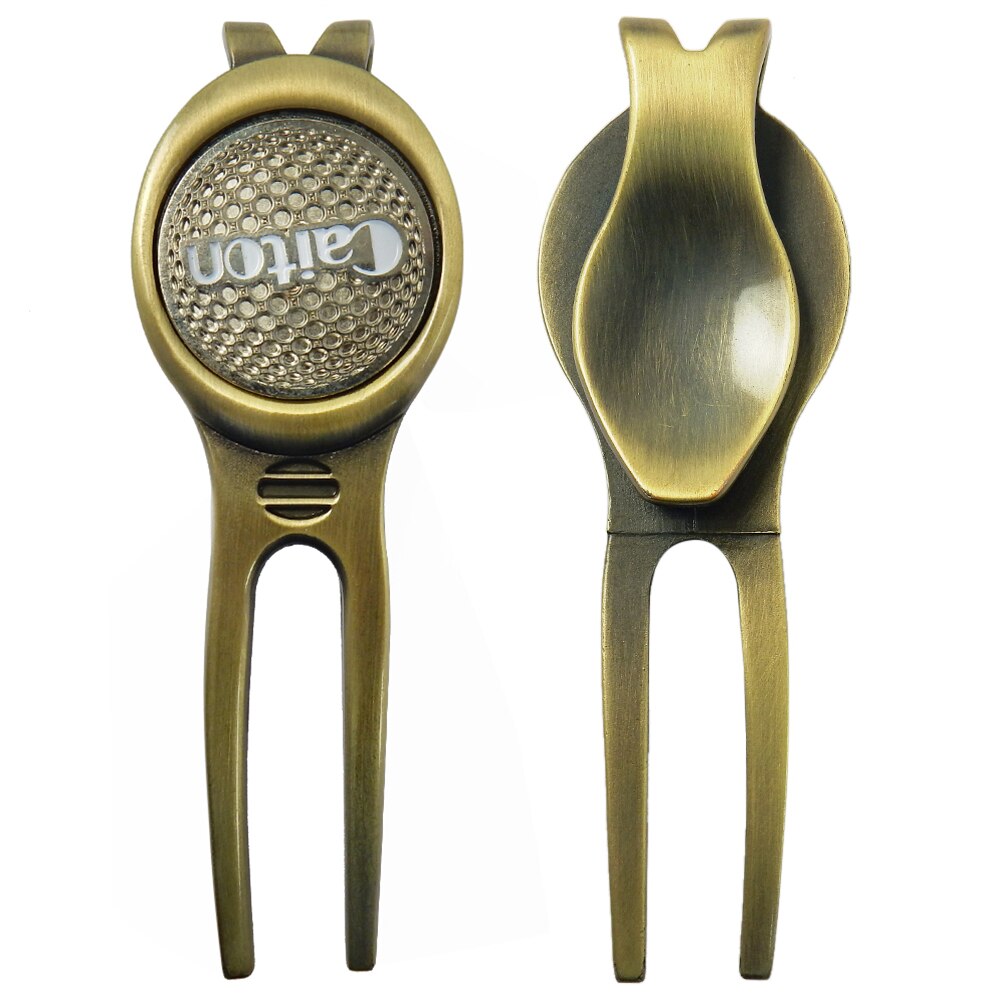 Golf Marker Pitch Mark Green Divot Repair Tool Golf Pitchfork Golf Training Aids Ball Tool Accessories