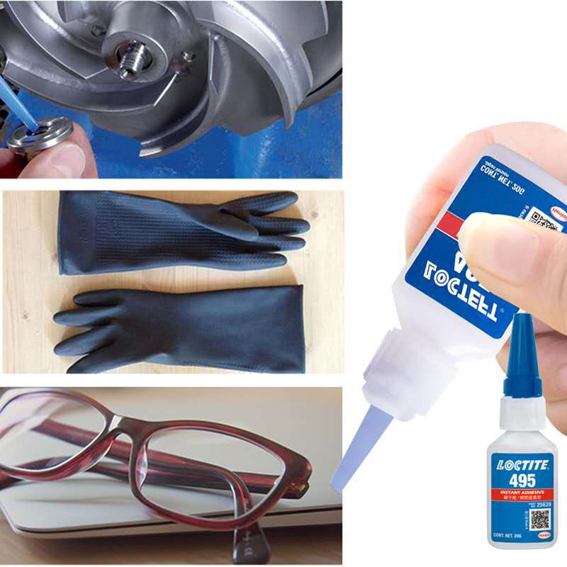 495 Instant Strong Super Glue Universeller Sekundenkleber Mighty Instant Glue für Harz, Keramik, Metall, Glas, schnell trocknend