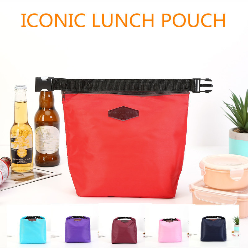 Przenośna izolowana termicznie torba na drugie śniadanie Cooler Lunchbox torba do przechowywania wodoodporne kobiety noszą żywność piknikową Tote izolacyjna torba Bento