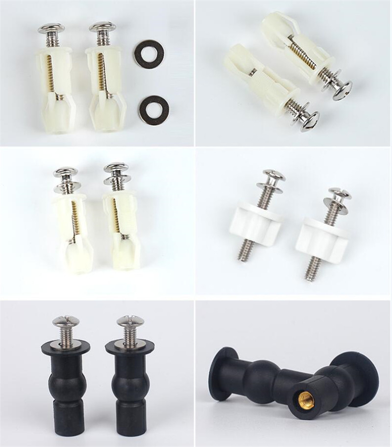 Wc Deksel Fixing Onderdelen Toilet Deksel Closestool Cover Vaste 304 Stalen Schroef Set Expansie Schroef En Bout Moer Sets