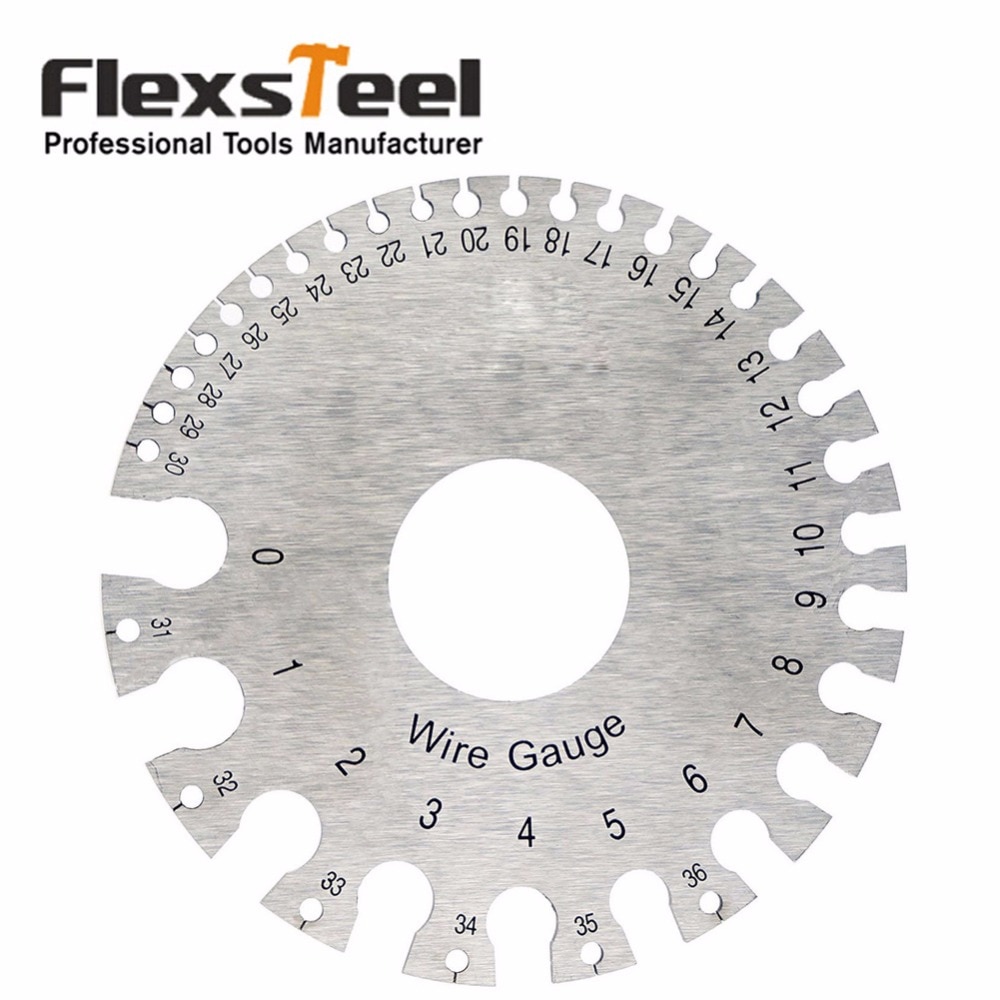 Flexsteel Rvs Dubbelzijdig Non-ferro Draad Gauge 0-36 Amerikaanse Standaard & Metric Plaatwerk en Draad Dikte Gauge