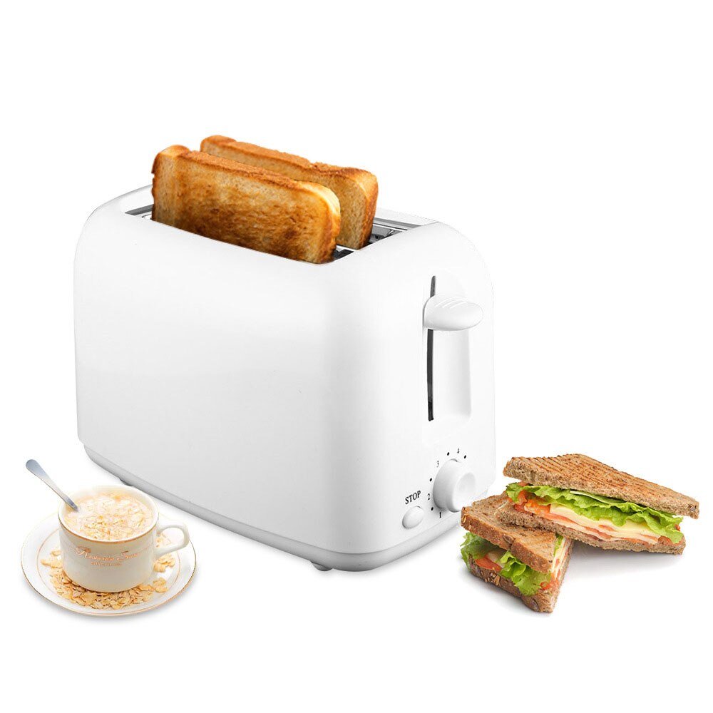 Automatic Breakfast Small Toaster Toaster Toaster Mini Multi-function Household 2 Slice Toaster Bread Machine Hamburger Grill