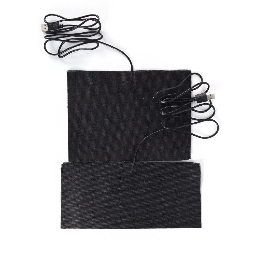 1pc Carbon Fiber Heating Pad Hand Warmer USB Electric Winter Infrared Fever Heat Pet Mat Heated Clothing Cushion 60-70 degrees