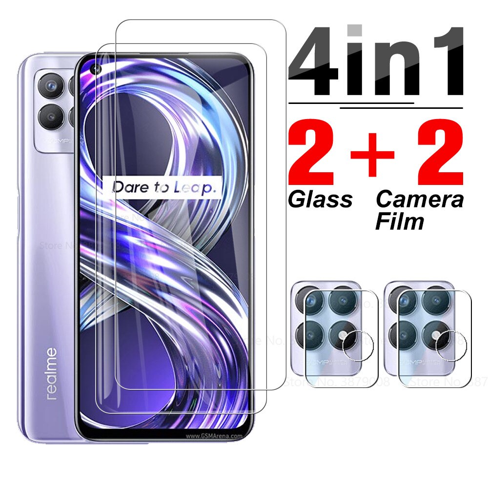 4in1 Beschermende Glas Voor Realme 8I Camera Screen Protector Voor Real Mi Realme 8i Realme8i 8 Ik I8 Realmy 8i 6.6 &#39;&#39;Gehard Glas