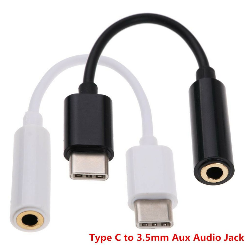 Usb C Tot 3.5 Mm Hoofdtelefoon/Oortelefoon Jack Kabel Adapter, type-C 3.1 Male Port Naar 3.5 Mm Vrouwelijke Stereo Audio Hoofdtelefoon Aux Connector