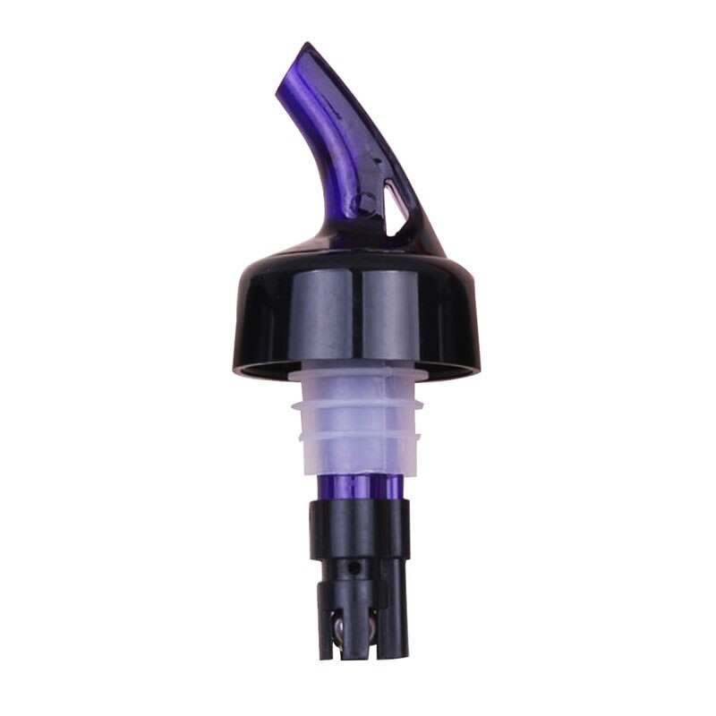Obr 30ml mått sprit hällare alkohol vin dispenser whisky sprit olja vinflaska hällar lock pip propp mun dispenser: Lila
