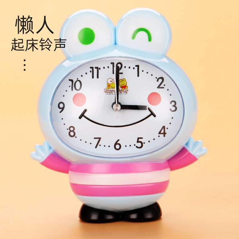 Children's Alarm Clock Special Cartoon for Students Can Speak Mute Night Light Sound, Super Large Intelligent Electronic: 10
