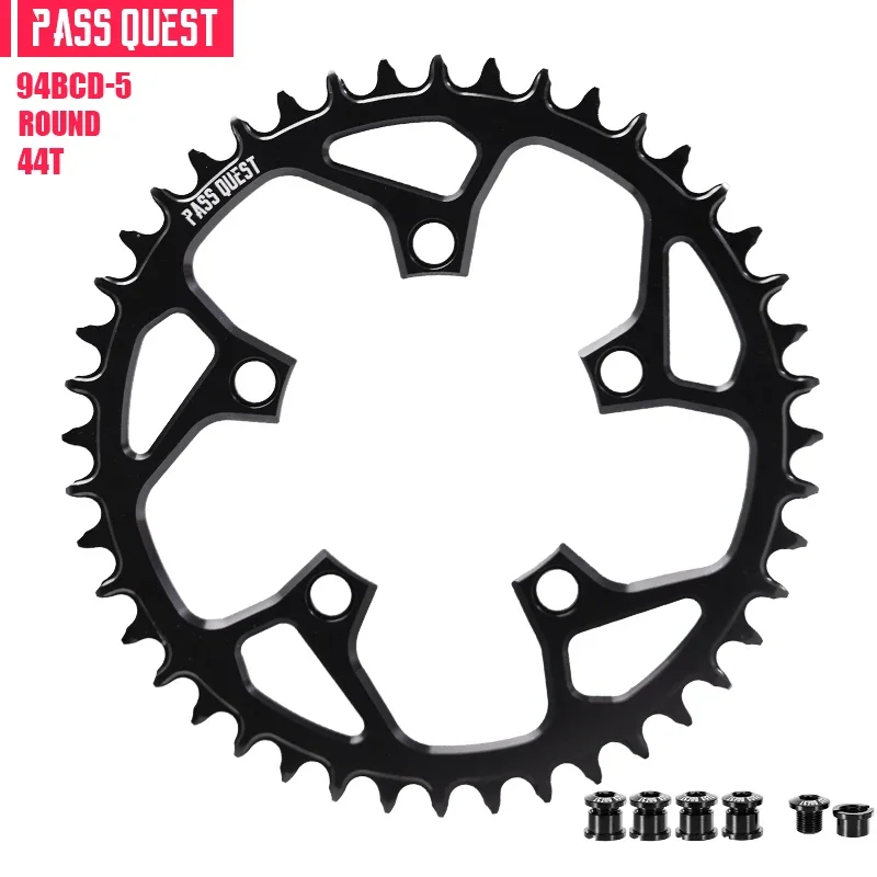 Pass Quest 94 Bcd Kettingblad 5 Bout Rond Smal Breed Kettingblad 32/34/36/38/40/42/44/46T Voor 10/11/12 Speed Fietsketting