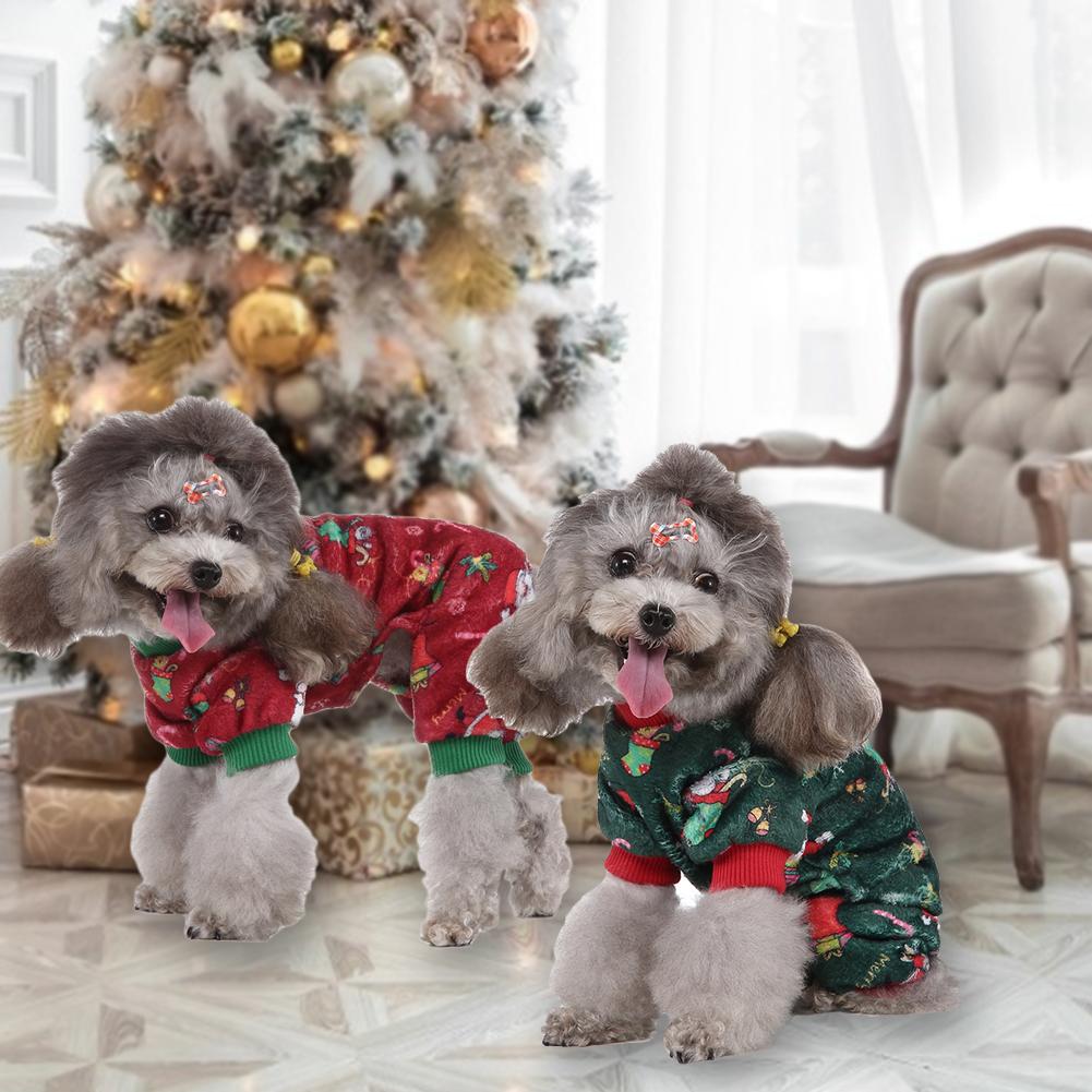 Hond Kerst Kleding Kleine Honden Santa Kostuum Voor Pug Huisdier Kat Kleding Jas Jas Huisdieren Kostuum Shirt Kerst