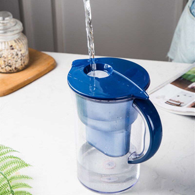 2.5L Water Filter Kettle Activated Carbon Alkaline Filtration Net Food Grade Material Office Water Purifier Cold Storage Bottle