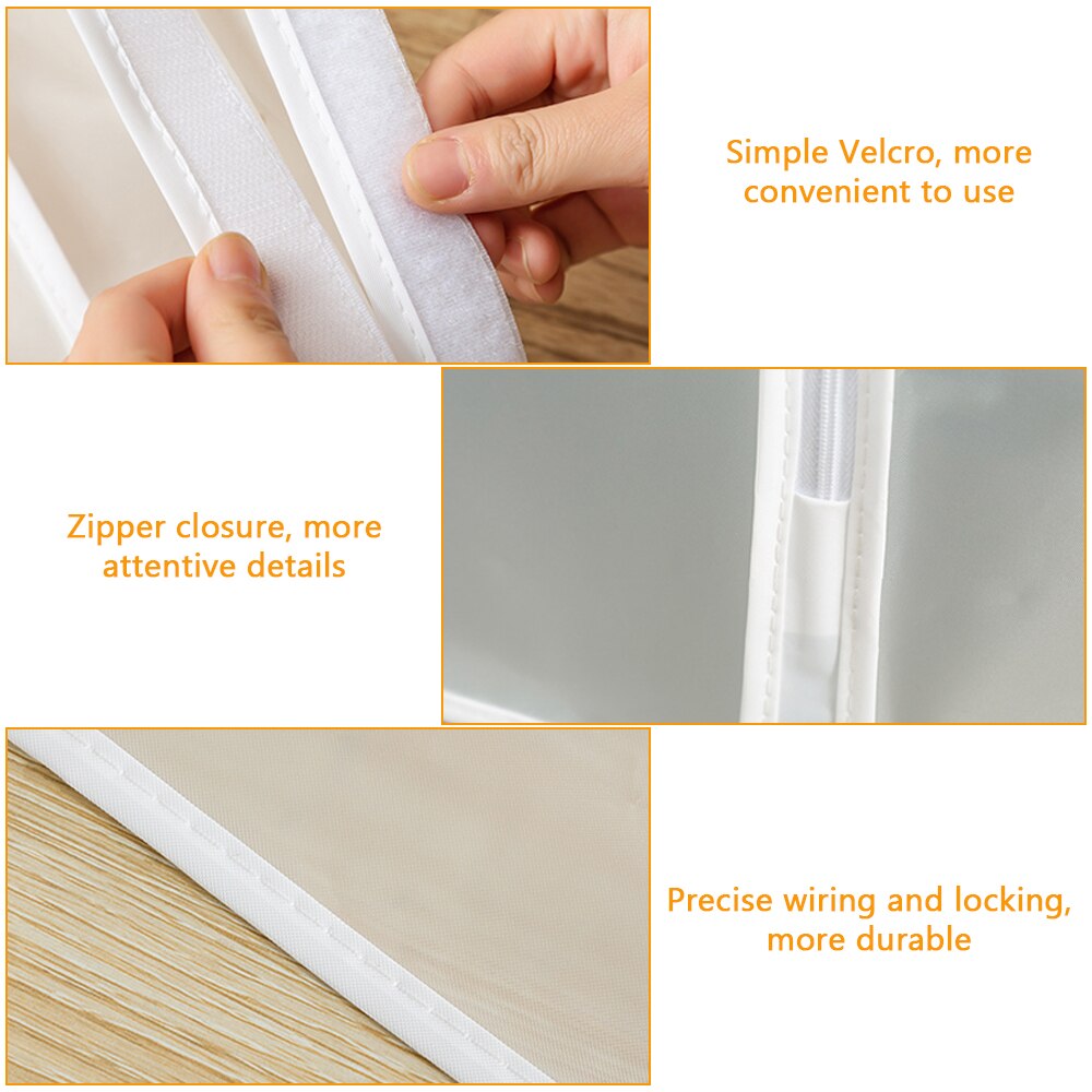 Clothes Hanging Dust Cover Dress Suit Coat Transparent Storage Bag Case Organizer Wardrobe Dress Clothing Hanging Dust Cover