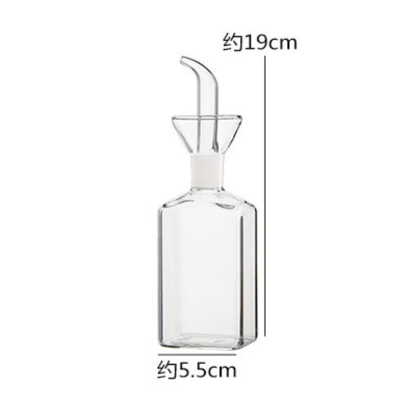 Wysokiej jakości szkło borokrzemowe naczynie na olej gospodarstwa domowego szczelny butelka oleju kuchnia garnek sojowy zbiornik paliwa ocet butelka robić mieszania butelka: M