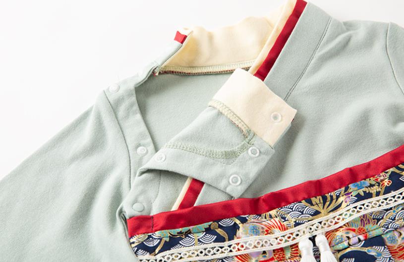 Baby Jongens Meisjes Kleding Japanse Stijl Kids Romper Retro Badjas Uniform Zuigelingen Pyjama Lange Mouwen Gedrukt Kimono A204