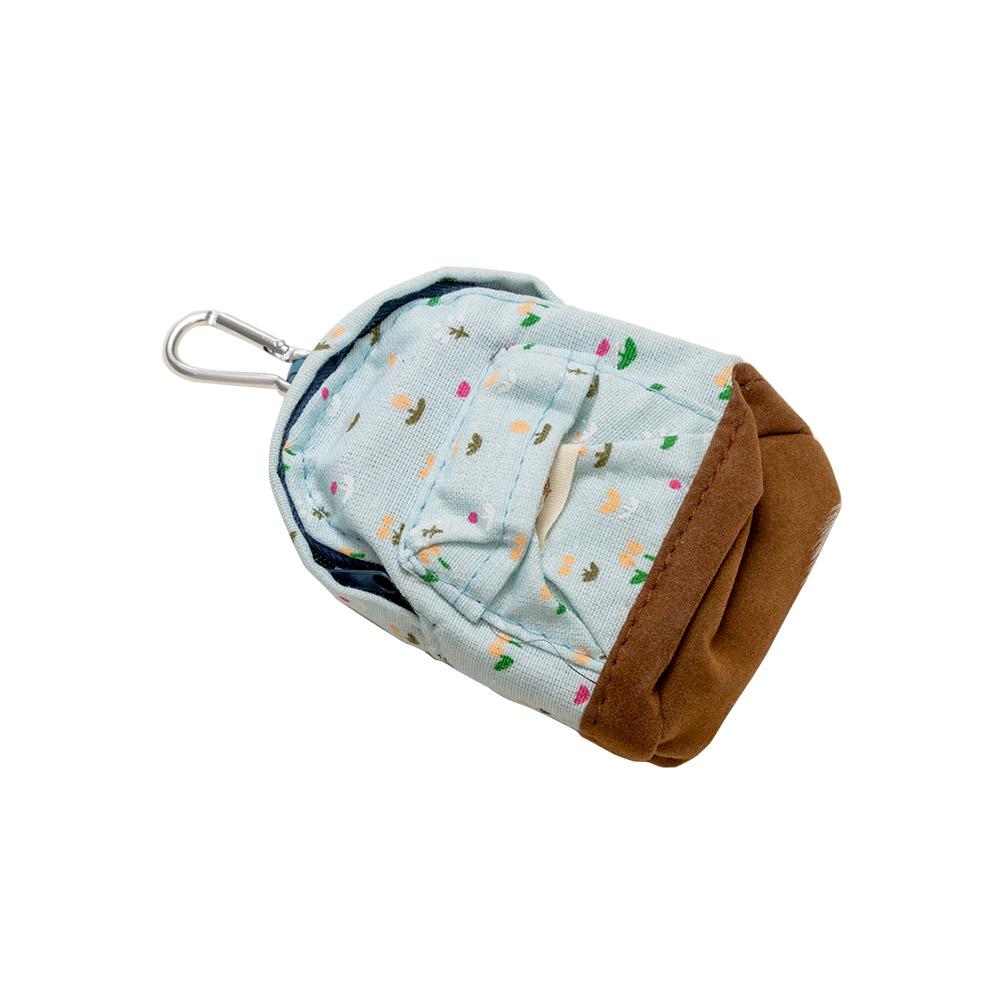 Bag Women School-bag Shape Purses Keys Bag Burse Mini Floral Zipper Bags Purses Coin Wallet Wallet Card Purses: Beige