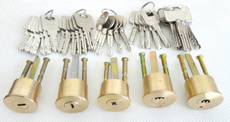 Beveiligingsslot koper/vervang slotcilinder, anti-diefstal ijzeren poort, houten deuren, oude buitendeur, slotaccessoires,