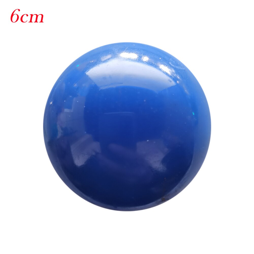 Anti-Stress Sticky Wall Balls Color Sensory Toy Party Office Pressure Ball Stress Reliever Throw Fidget Toy Kids Stick Ball: 6CM blue