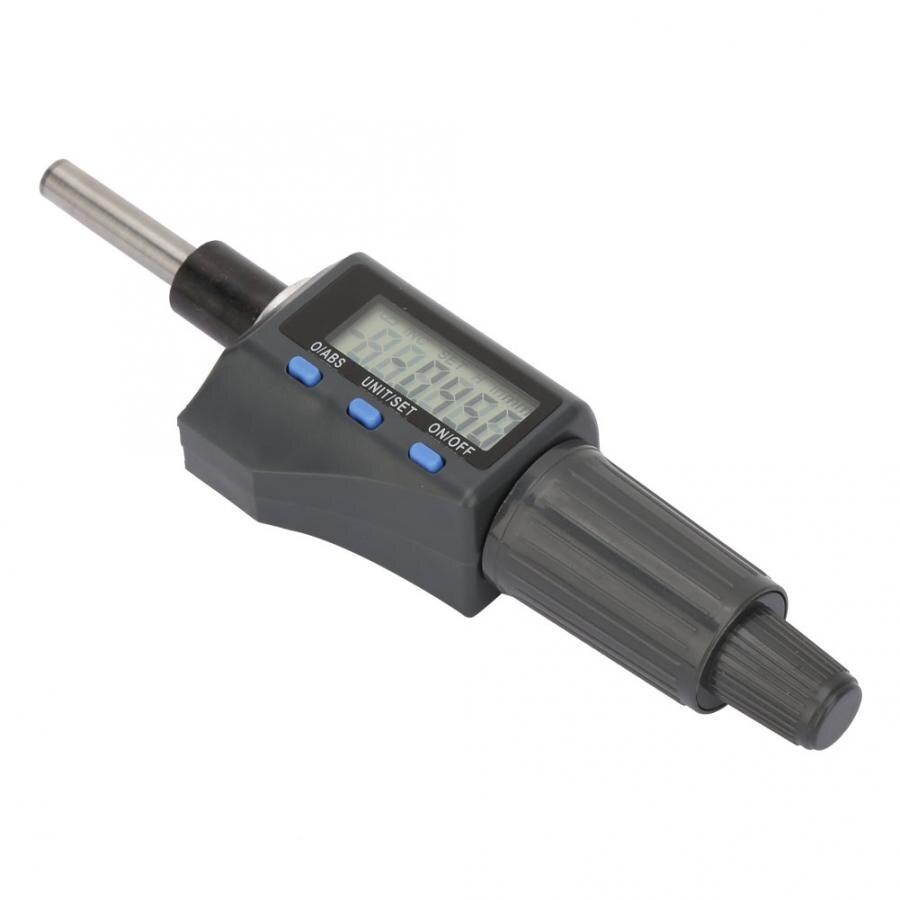 0-25mm 0.001mm High Accuracy Electronic Digital Micrometer Head Metal Caliper Gauge Diameter Measuring Tool Head