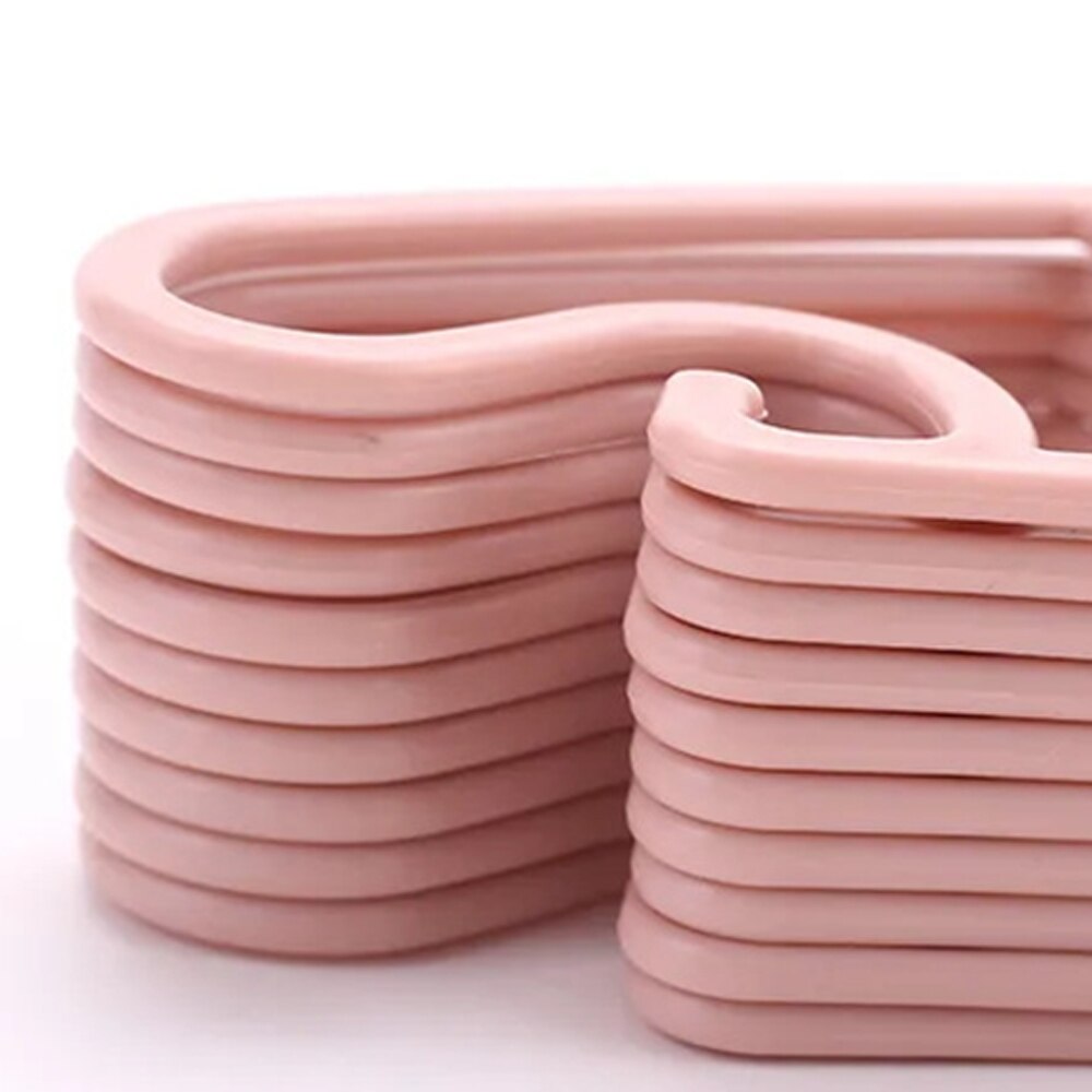 Cintre à nœud papillon pour vêtements, 10 pièces, présentoir en plastique, cintre coupe-vent pour enfants, organisateur de vêtements pour bébés