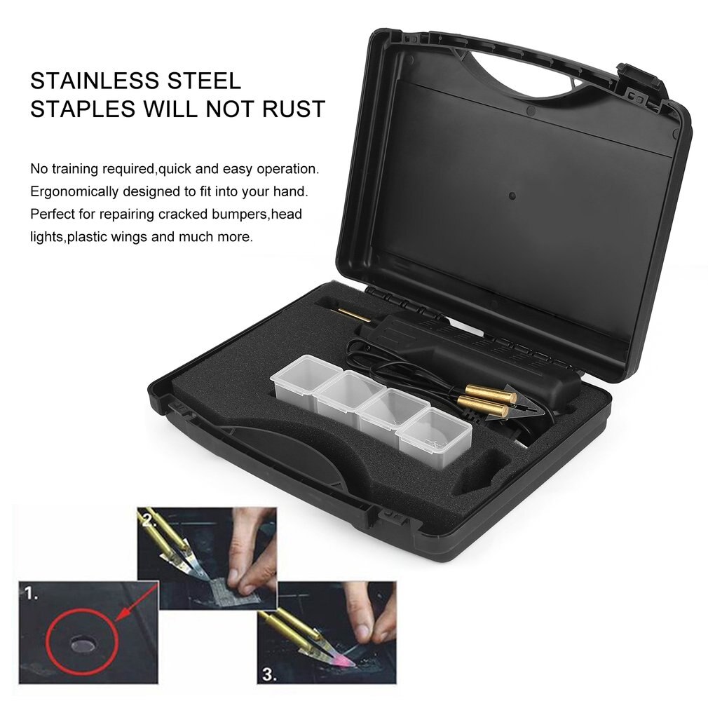 Plastic Repair System Welding Bumper Fairing Auto Body Tool With Practical Staple Plastic Welding Machine