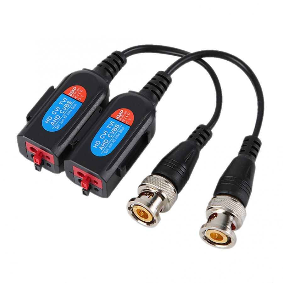 10 Pairs HD 8MP Video Balun CCTV Twisted Pair Transmitter Connecter Video Baluns For TVI/CVI/AHD Camera