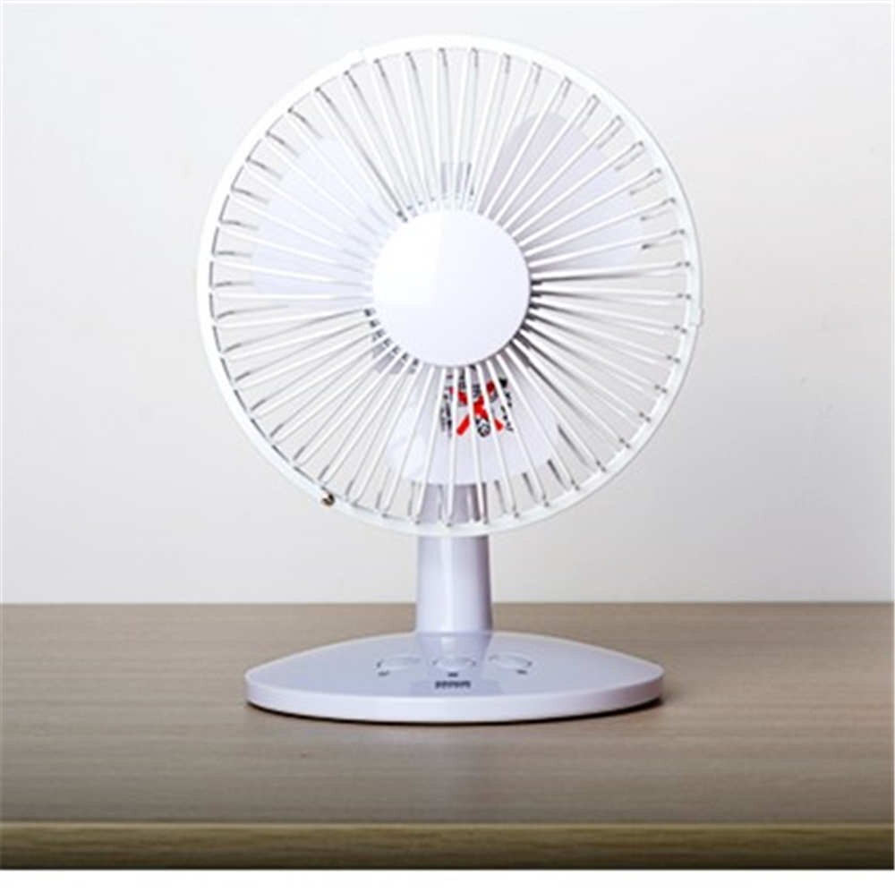 Draaibare Metalen Oscillerende Tafel Fan Persoonlijke Bureau Ventilator 2 Kleuren Computer Laptop Super Mute Cooler Air Cooling USB Fan