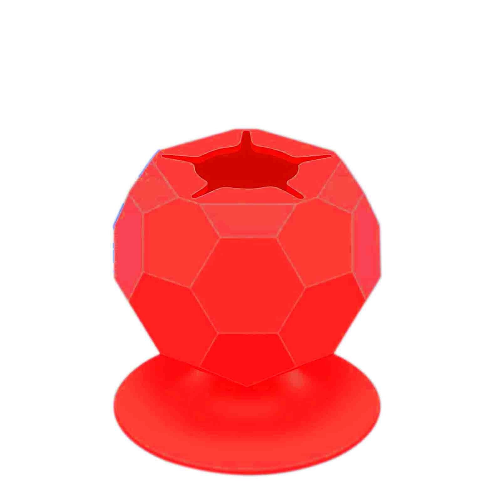 Handicraft Waste Collector Suctioned Vinyl Weeding Scrap Storage Collector Craft Weeding Tool DIY Handicraft Storage Box: Red