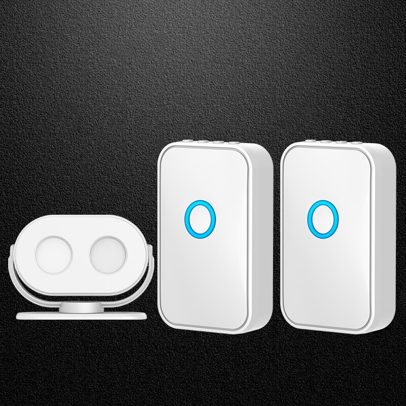 Cacazi Home Welkom Inductie Deurbel Oplaadbare Pir Bewegingsmelder Infrarood Beveiliging Draadloze Alarm Deurbel Winkel: 1 x 2