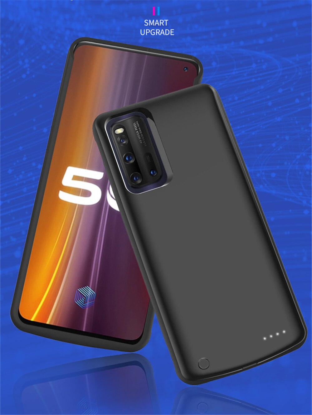 6800mAh Battery Charger Cases For VIVO IQOO 3 Charging Case External Battery Case For VIVO IQOO 3 Power Bank Case