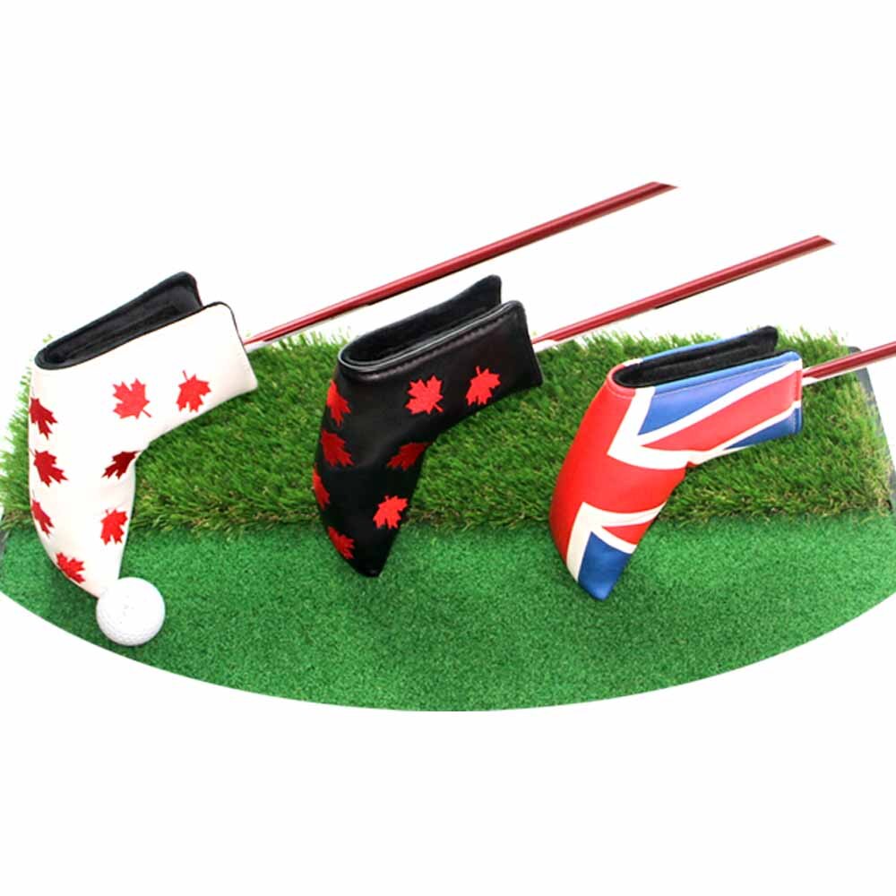 1Pcs Golf Head Covers PU Club Accessories Golf Putter Cover Headcover for Blade Golf Club Head Covers Accessory