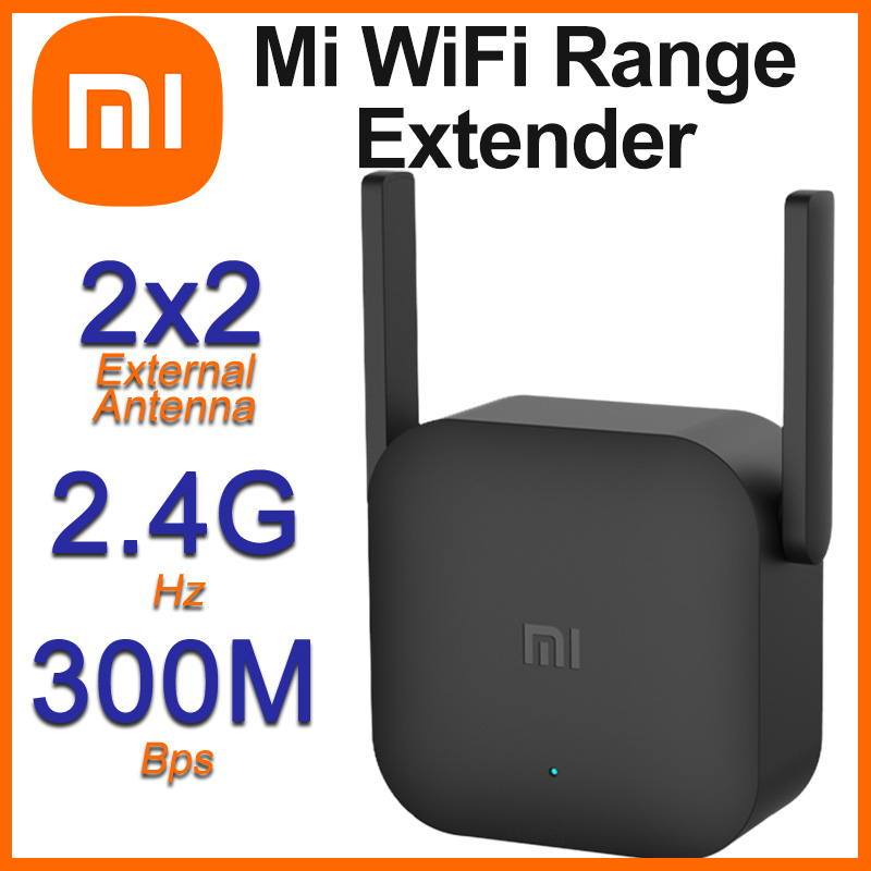 Xiaomi WiFi Pro Mi Repeater Amplifier 300M 2.4G Network Expander Router Power Extender Roteador 2 Antenna for Router Home Office