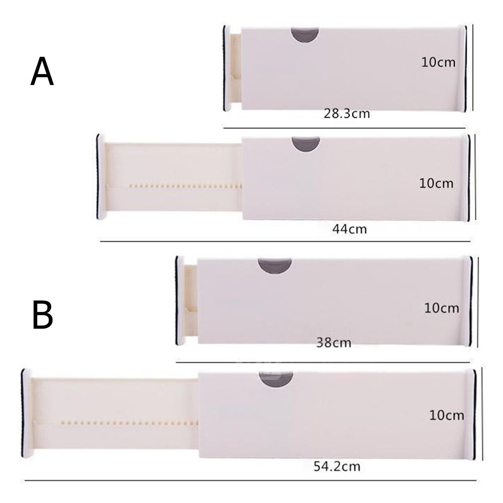Telescopic Storage Organizer Drawer Storage Divider Partitions Household ABS DIY Wardrobe Socks Spacer Classified
