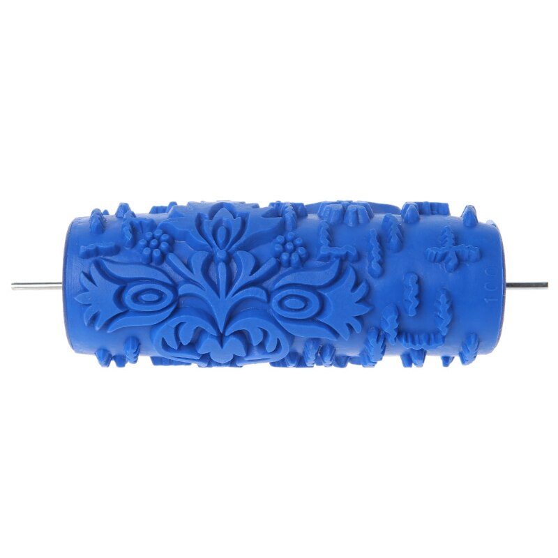 5" Embossed Paint Roller Sleeve Wall Texture Stencil Brush Pattern Decor 066Y: 100Y