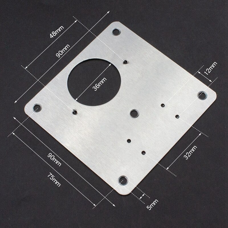 Hinged Stainless Steel Repair Plate, Furniture Cabinet Door Panel Connection Plastic Repair Plate Hardware Accessories