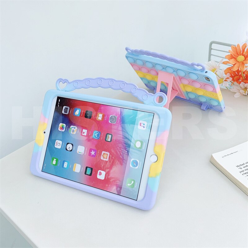Przenośne pęcherzyki krzemu pokrywy skrzynka z gniazda ołówek dla Samsung Galaxy Tab A7 Lite T220 T225 T500 S6 P610 A8 T290 T295 A T510
