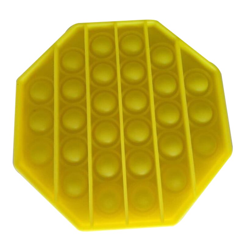 1x Push Pop Pop Blase Sensorischen Zappeln Spielzeug Stress Relief Spezielle Bedürfnisse Stille Klassenzimmer M09: YELLOW