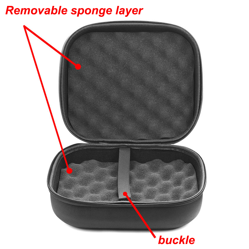 Schutzhülle für hifiman  he400s headset, kopfhörer-tragetasche mit schaumstoffeinlage