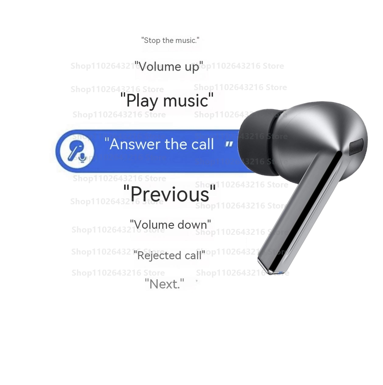 Voor Galaxy Buds 3 Pro Ruisonderdrukking Draadloze hoofdtelefoon Ruisonderdrukking In het oor Meeslepende HIFI-geluidsheadset voor Android iPhone