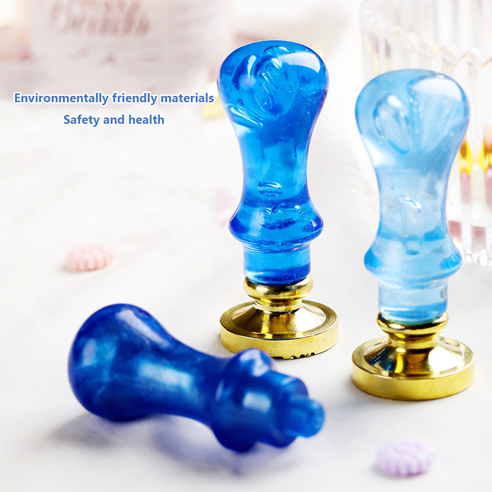 Stjärnklar himmel vaxsigill stämplar vintage kristallhandtag sigill vaxstämplar handtag hantverk bröllopskort scrapbooking kuvertdekor