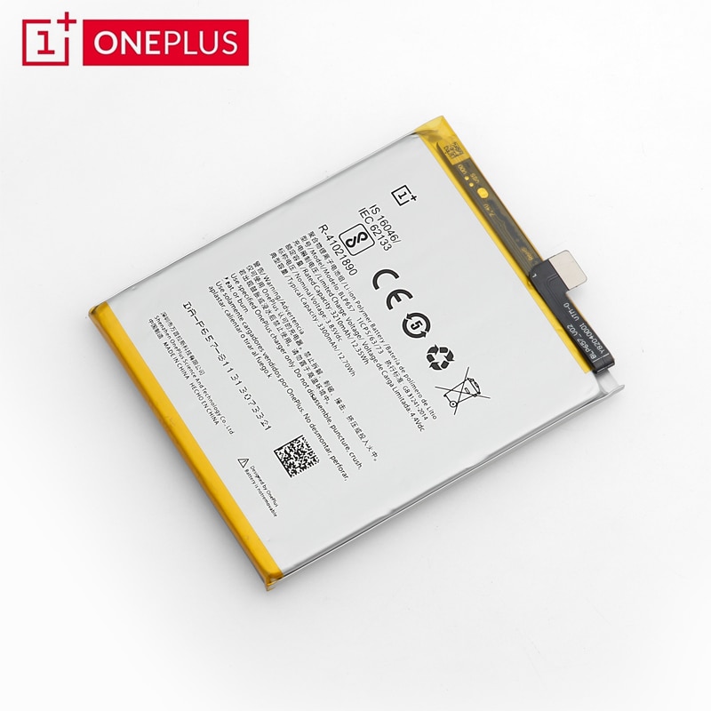 Original Oneplus 6 A6001 Telefon Batterie BLP657 3300mAh Hohe Kapazität eins Plus Telefon Batterien Kostenloser Werkzeuge Telefon AKKU