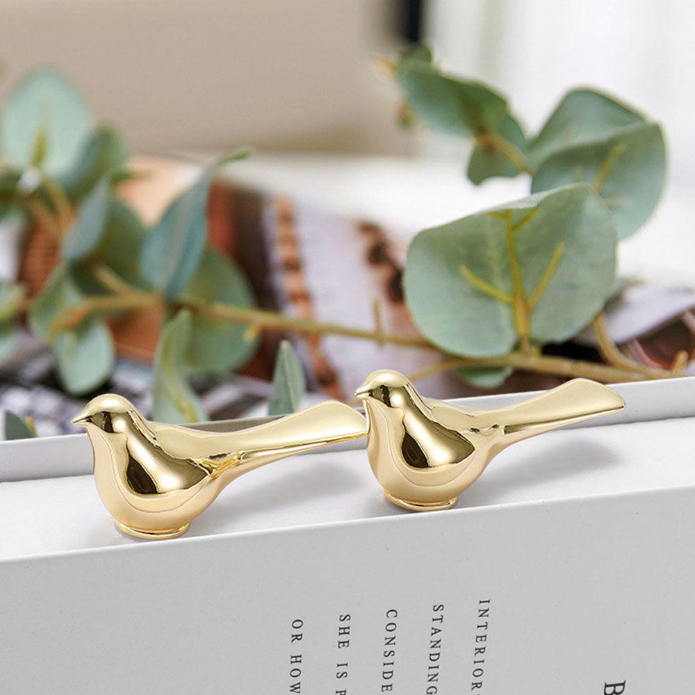 Skåphandtag Guld - Enkel Knopp - Zinklegering - För Lådor, Skåp och Möbeldekor